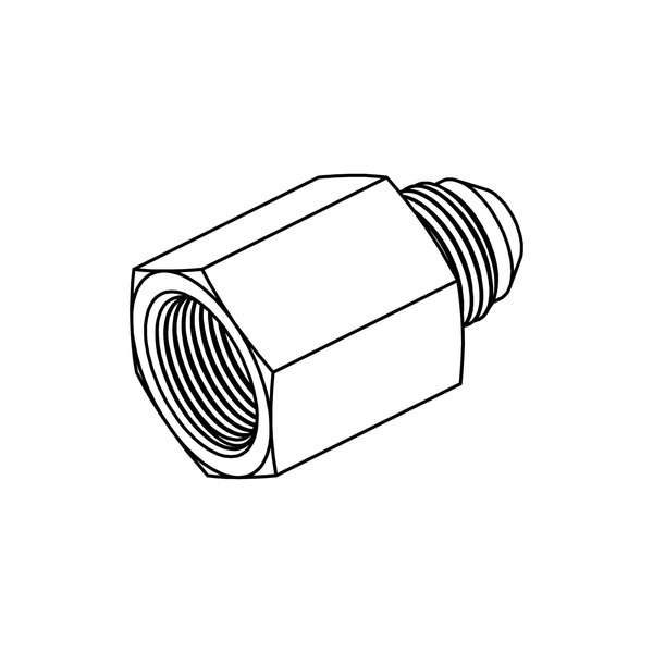 Tompkins Hydraulic Fitting-Restricted8FJ-8MJ STR RST .031-BZ RST2406-08-08-R.031